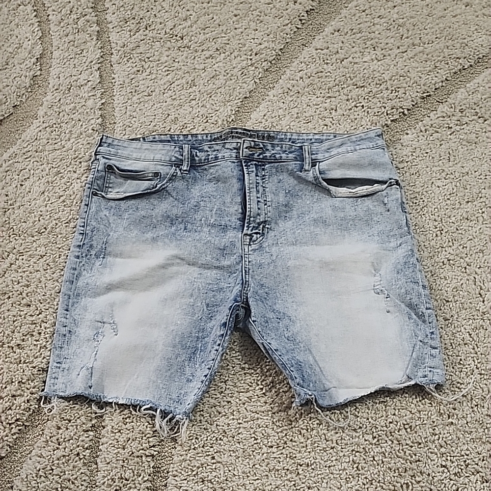 American Eagle Outfitters Faded Blue Jean Shorts